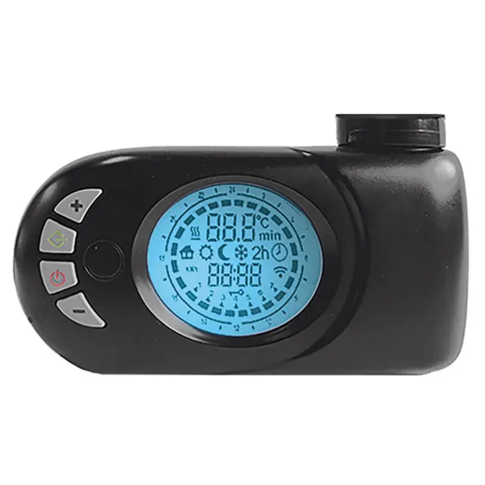 Drl | Thermostaat Claudia E-comfort Ecodesign - Mat Zwart | Thermostaatknop
